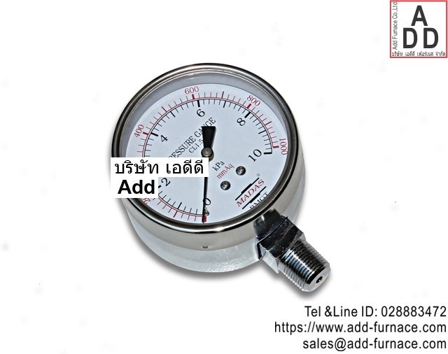 Low Pressure Guage Madas 0~10kPa, 0~1000mmAq (1)